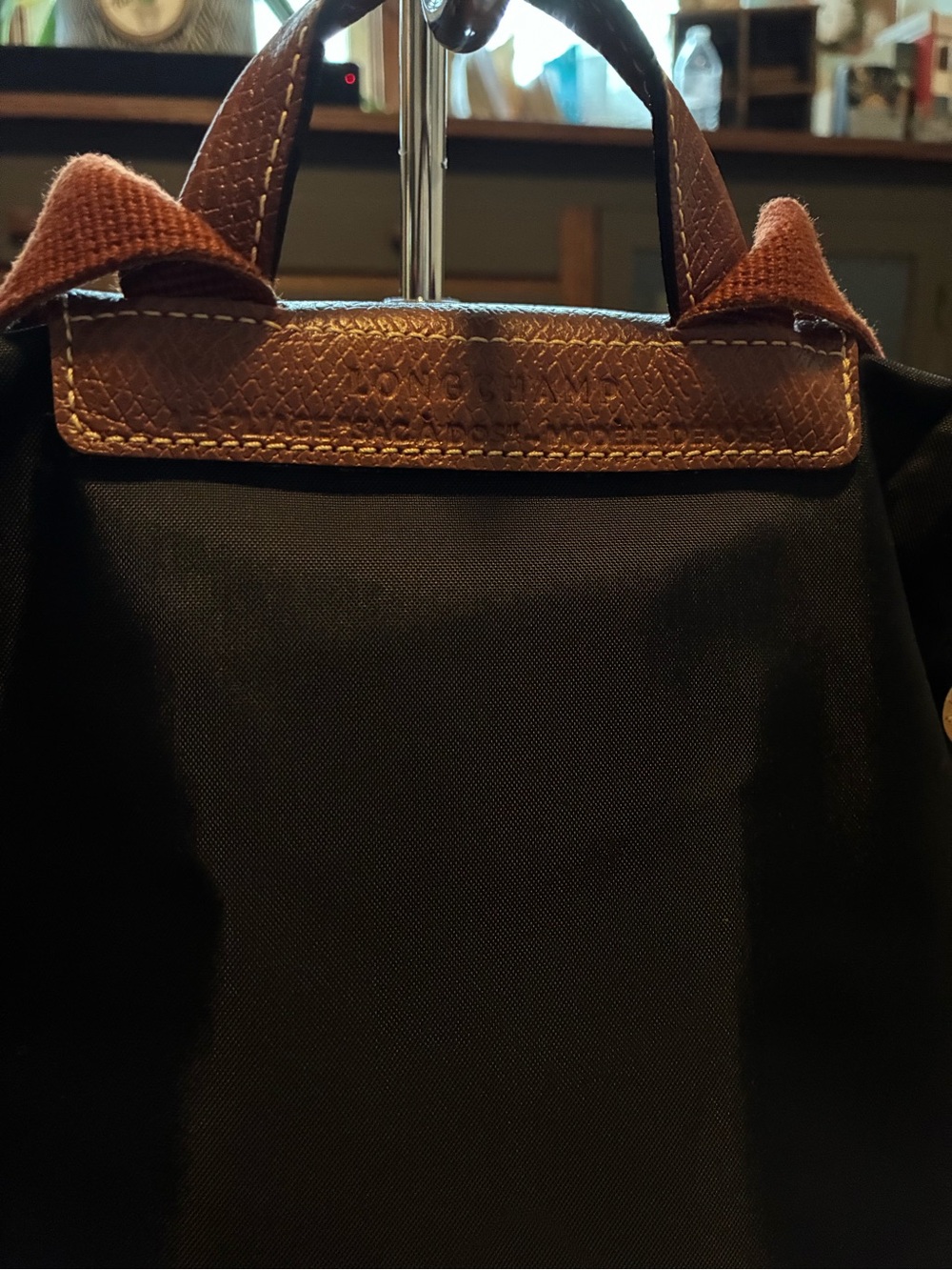 Longchamp Le Pliage Large Backpack in Black - Picture 3 of 8